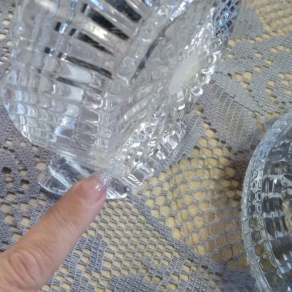 Lead Crystal Clock Set - Picture 5 of 16